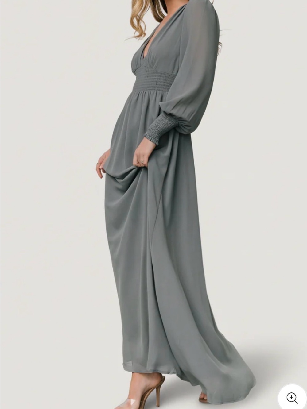 Baltic Born Olivia Maxi Dress in Dusty Blue - Picture 13 of 13